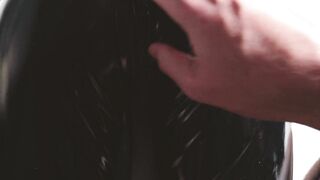 Redheaded mother i'd like to fuck in latex screwed in prone bone - 4k pov clip