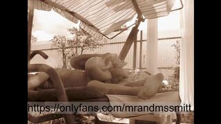 Hawt brunette hair Mila gets screwed on a swing with a stranger