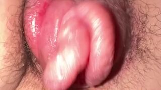 Kinky wife with pumped twat and breasts.POV cowgirl. Subscribe if u wanna se larger cunt