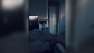 POV in daybed grabbing my penis