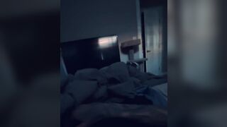 POV in daybed grabbing my penis