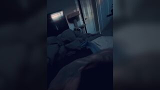POV in daybed grabbing my penis
