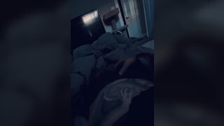 POV in daybed grabbing my penis