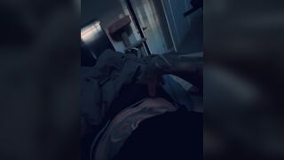 POV in daybed grabbing my penis