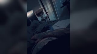 POV in daybed grabbing my penis
