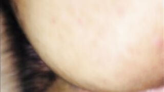 Teen's Creamy Vagina Fingered - Constricted Gap Stretched