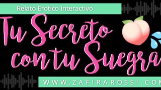 [SEXY ASMR ARGENTINA] TU SECRETO CON TU SUEGRA - AUDIO ERÓTICO INTERACTIVO - ANAL - mother I'd like to fuck - MAMADAS