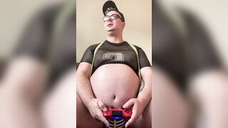 Gaming obese hunk 1