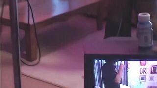 At least this babe didn't spit out the evidence