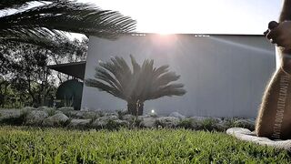 grosso cazzo squirta litri di precum, sborra all'aperto IG:Dodgyitalian199