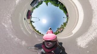 Hawt Riding around the Block