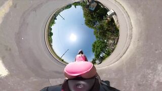 Hawt Riding around the Block