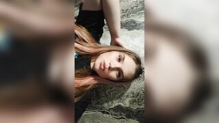 a glamorous hotty flirting with u.