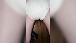 After my diaper change I soak my diaper