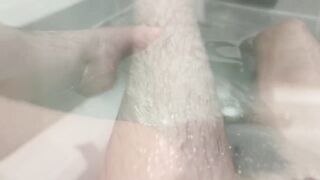 Legs and Bush in the Washroom (full on OF)