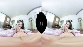 VRHUSH Jillian Janson and Pamela Morrison have joy with a boy sex doll