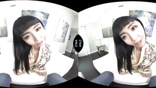 VRHUSH Oriental cutie Marica Hase masturbating