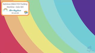 *** TRAILER SOLELY *** Rainbow Bikini POV Banging Machine - Solo Angel