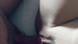 Fleshly morning Sex with jizz flow - in retro style