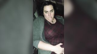 big beautiful woman vagina flash in the car