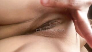 That babe touches her Taut Cunt and gets concupiscent thinking that her neighbors are watching her!