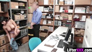 Manager of The Store Accuses Lalin girl Employee in The Loss Prevention Office - Lifterxxx