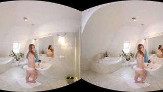 VRHUSH Lexi Dona and Sybil A snatch licking in virtual reality