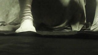 Breasty and large-booty brunette hair Latin mother i'd like to fuck returns from the store and feels watched. That guy arrives and mastu