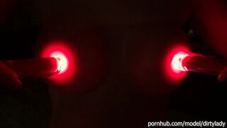 This u've not seen! Glow tits how silicone implants glow in the darksome