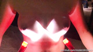 This u've not seen! Glow tits how silicone implants glow in the darksome