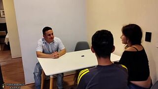 I brought my boyfriend to introduce him to my stepparents out of imagining that my sexually excited stepmother was gonna screw him like collagen and in front of my cuckold stepfather.