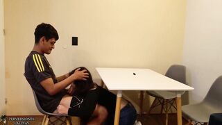 I brought my boyfriend to introduce him to my stepparents out of imagining that my sexually excited stepmother was gonna screw him like collagen and in front of my cuckold stepfather.