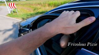 Youthful Stranger Caught My Public Masturbation In Car. That guy Helped Me Cum. Biggest Climax!