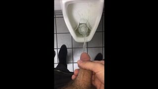Large Bi Cock Pissing (Hard & Soft)