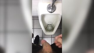 Large Bi Cock Pissing (Hard & Soft)