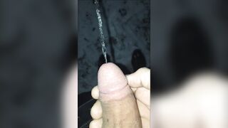 Large Bi Cock Pissing (Hard & Soft)