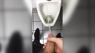 Large Bi Cock Pissing (Hard & Soft)