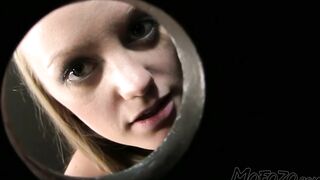 MOFOZO.com - Breasty Brunette hair Is Sucking A Large Jock During Confession