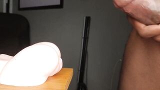 Solo hunk bawdy talk biggest cum