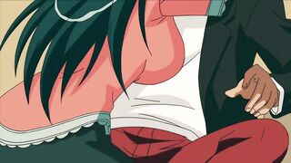 Green Haired Gal With Large Boobs Likes To Screw In The Bath