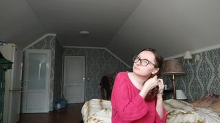 mama drinking her morning coffee with milk