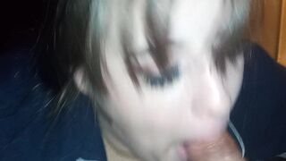 Hot Breasty Teen Sucking Large Weenie And Swallows Massive Load Of Cum