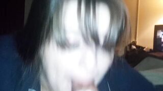 Hot Breasty Teen Sucking Large Weenie And Swallows Massive Load Of Cum