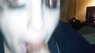 Hot Breasty Teen Sucking Large Weenie And Swallows Massive Load Of Cum