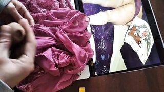 Polskie Porno . Wytrysk na bieliznę Belli