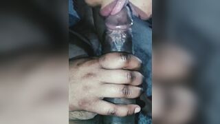 Cum in throat after shower ????
