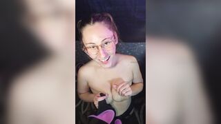 SexyWifeAD takes Giant Cum Discharged to the Face