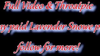 Large Titty Punk Sweetheart with Sloppy Ruined Makeup & Ebony Lipstick Gets EXTRAORDINARY Off the Daybed Mouth Bang