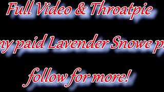 Large Titty Punk Sweetheart with Sloppy Ruined Makeup & Ebony Lipstick Gets EXTRAORDINARY Off the Daybed Mouth Bang