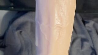 11 Inch Sex toy gets Pushed in My Ass